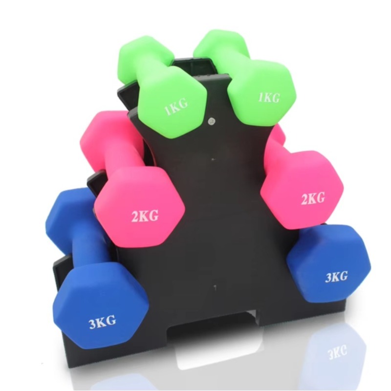 Home Gym Dumbbells - 3段ダンベル収納ラック ホームジム用品 高耐久スチール製 安定性と耐久性に優れたウェイトツリー構造 室内フィットネス用