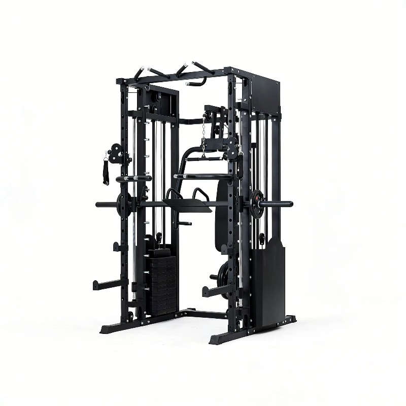 Home Gym With Smith Machine - YTYIN 2026 多機能ホームジム機器 スミスマシン 多機能エクササイズ機 室内用コンパクトモデル