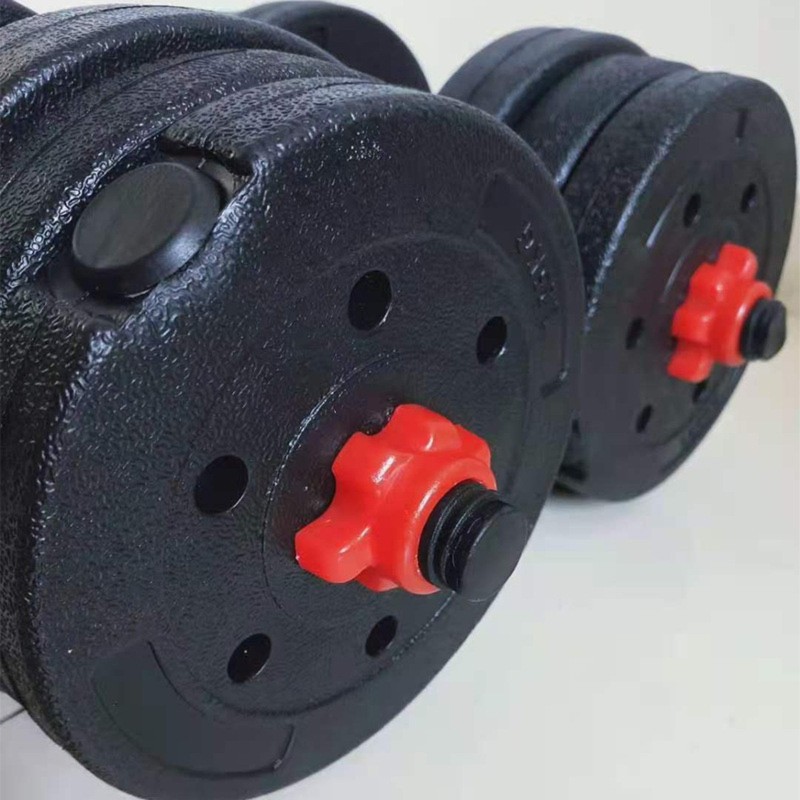 Home Gym Furniture - HOES-ダンベルロックナット-高品質PVC 4個セット、25mmサイズ、赤色、ホームジムの標準ウェイトに最適