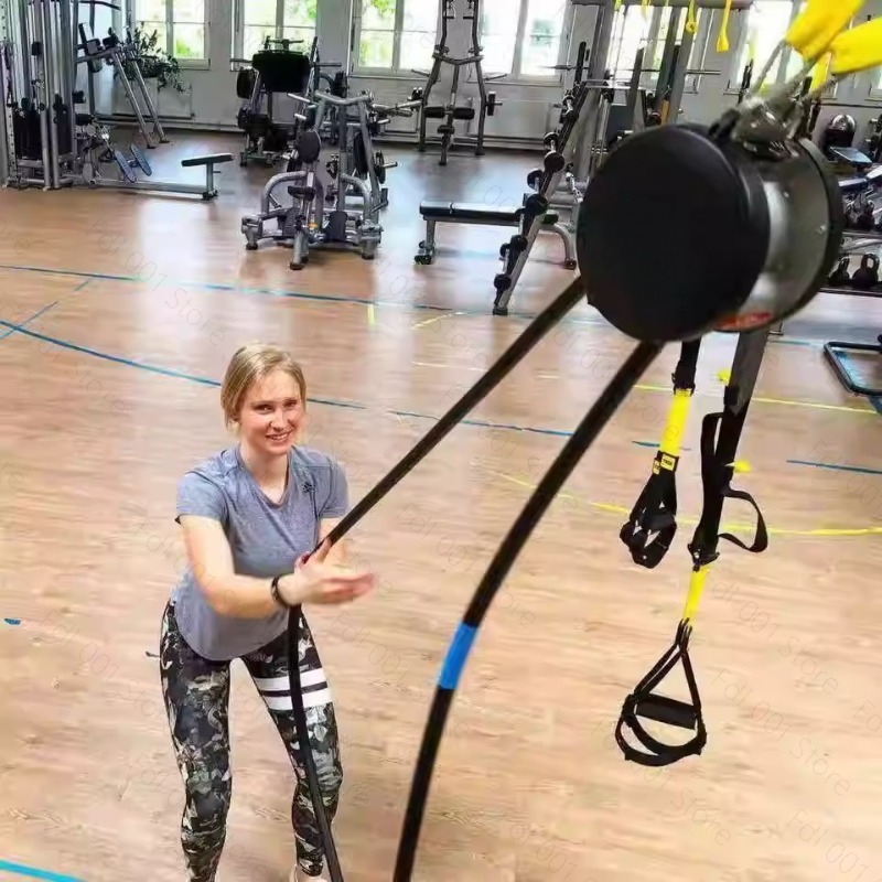Home Gym Resistance - サスペンデッドクライミングローププーリーローププーラー、アルミ合金製抵抗プルトレーニングデバイス、ホームジムフィットネスエクササイズ用