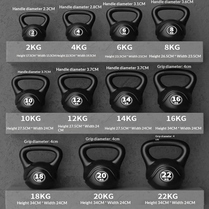 Home Gym Technogym - 2026 フィットネス調整可能8kgケトルベル人間工学に基づいたハンドル女性男性ダンベルトレーニングスクワット器具ホームジムワークアウトウェイト