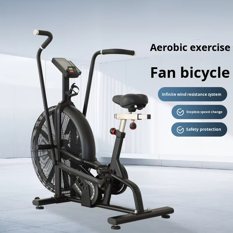 Home Gym Resistance - 業務用耐風性エアロバイク ホームジム 体操用ダイエット腹筋ファンバイク