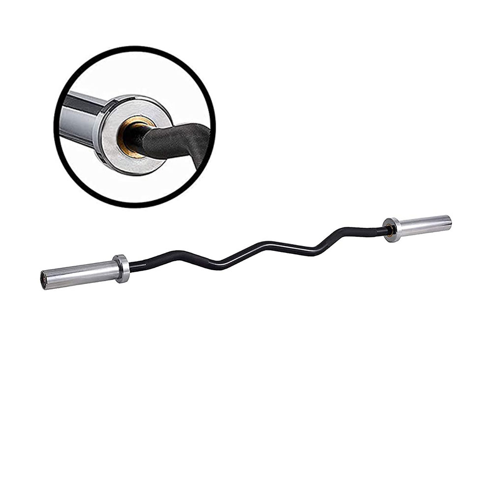 Barbell Curl Bar - シームレスカールバーベルバー、ワイドグリップで肩の安定性を高める、フリーウェイト製品カテゴリー新商品