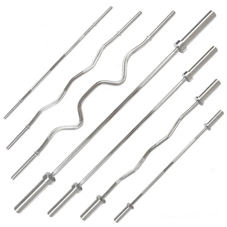 Barbell Curl Bar - ジム機器工場直販 各種バーベルバー ウェイトリフティングバーベル カールバー