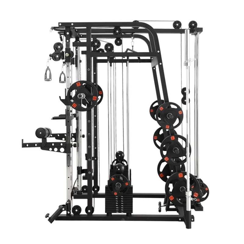 Home Gym With Smith Machine - 2026年式複合パワーラック スミスマシン ファンクショナルトレーナー ホームジム 筋力トレーニング器具