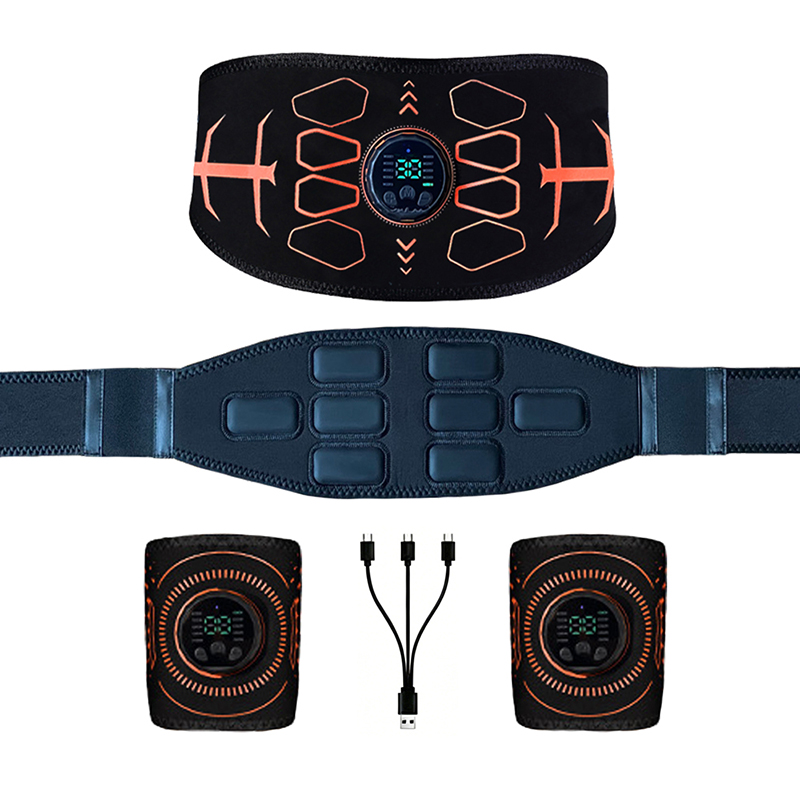 Home Gym Options - スマート腹部トレーニングベルト腹筋トレーナー筋肉トーナーボディアームトレーニングワークアウトホームジムフィットネスマッサージ用