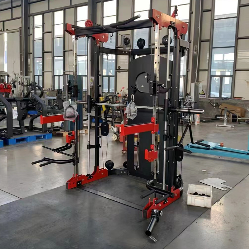 Home Gym With Smith Machine - 業務用マルチスミスマシンジム機器ホームジム多機能パワーケージベンチプレスジムスクワットラックスミスマシン