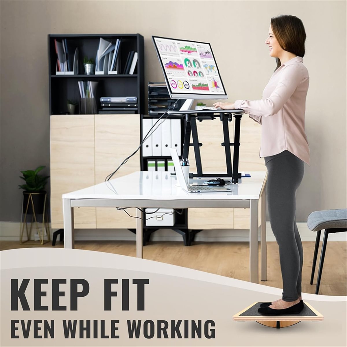 Wobble Board Balance - 618 メガセール バランスボード プロフェッショナル ウォブルボード 大人用