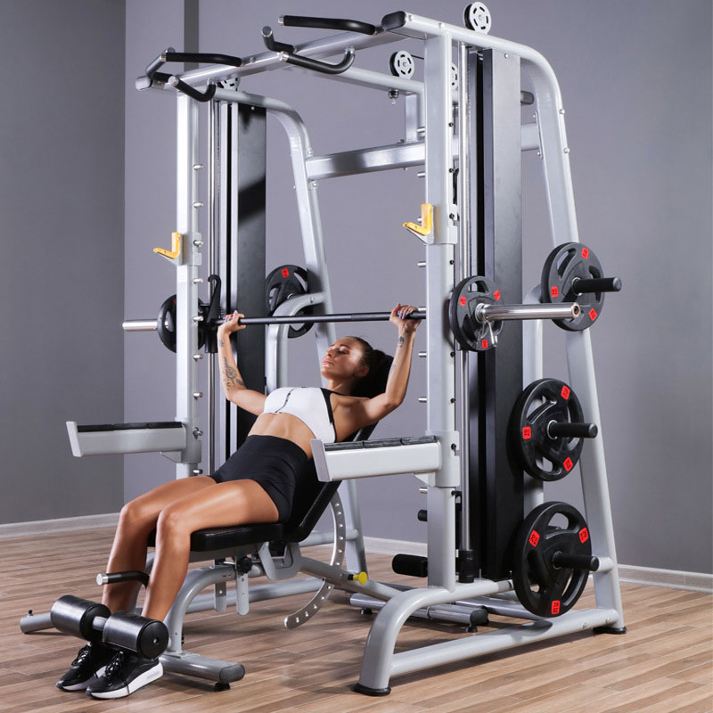 Home Gym With Smith Machine - ハイテクケーブルクロスオーバースミスマシン高品質エクササイズマシン、家庭用フィットネスジムクラブ用