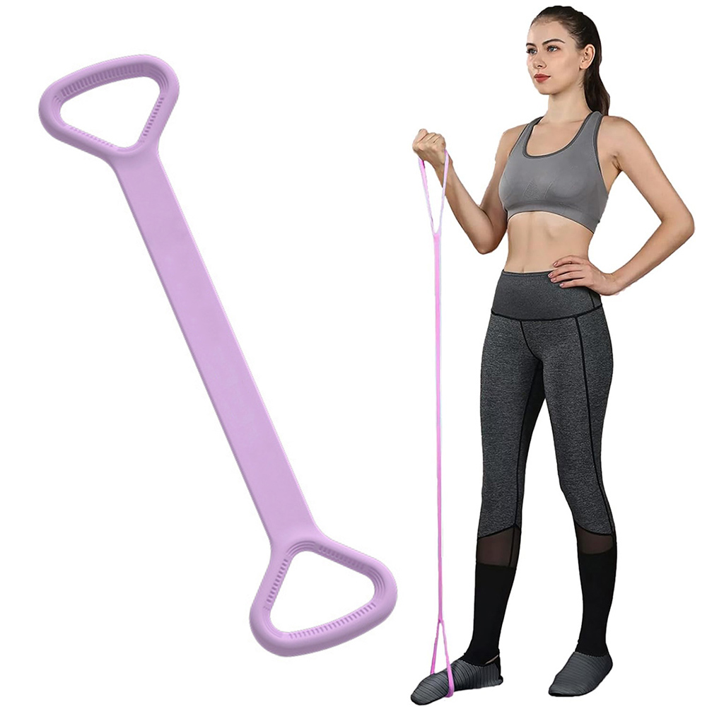 Home Gym Practice - レジスタンスバンド ヨガツール オープンバック 練習用ショルダー ヨガ ストレッチベルト