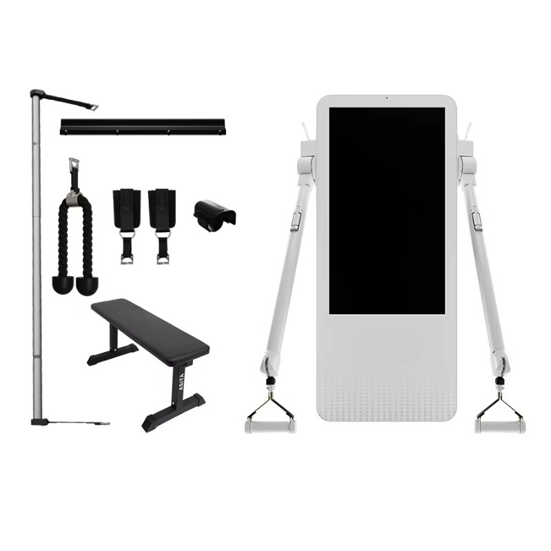 Home Gym Resistance - 多機能ホームフィットネス機器：Tonal壁掛け型スマートトラッキングジム – ダイナミック抵抗による筋力トレーニング