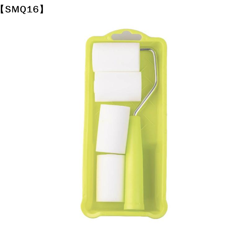 Foam Roller High Density - 6個入り高密度フォームペイントローラーペイントトレイライナー2インチ小型ペイントローラーキット壁塗装ツール用【SMQ】