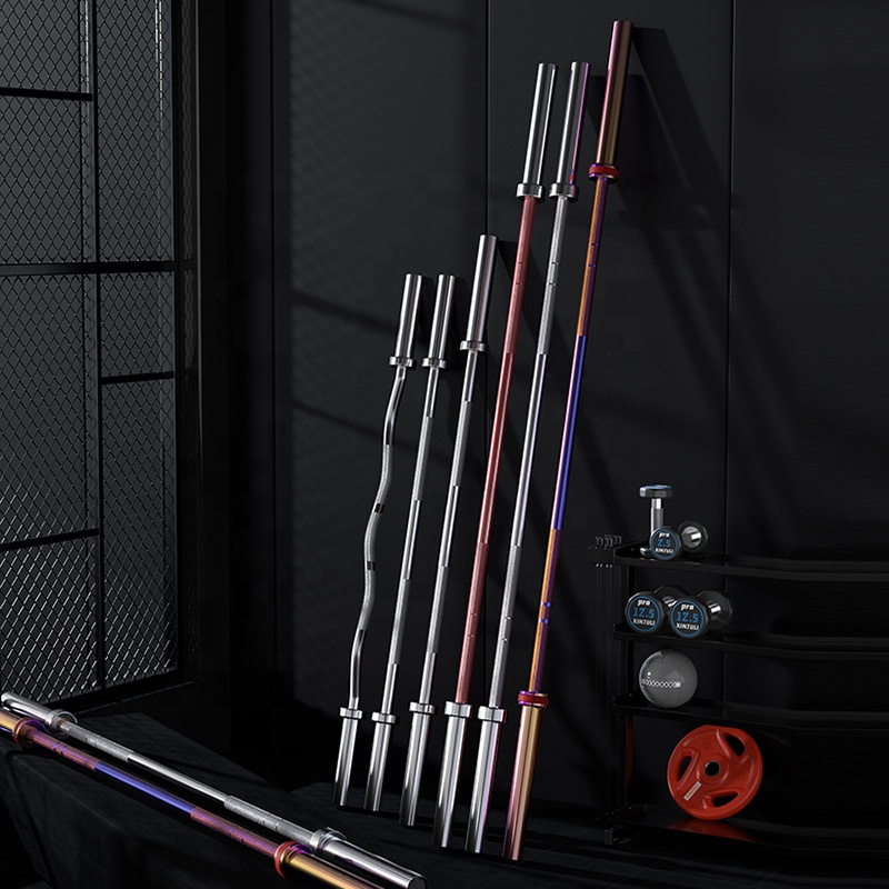 Barbell Curl Bar - 商用クローム14kgベアリングカールバー700ポンド1.8mパワーリフティングワークアウトトレーニングバーベルフリーウェイト対応