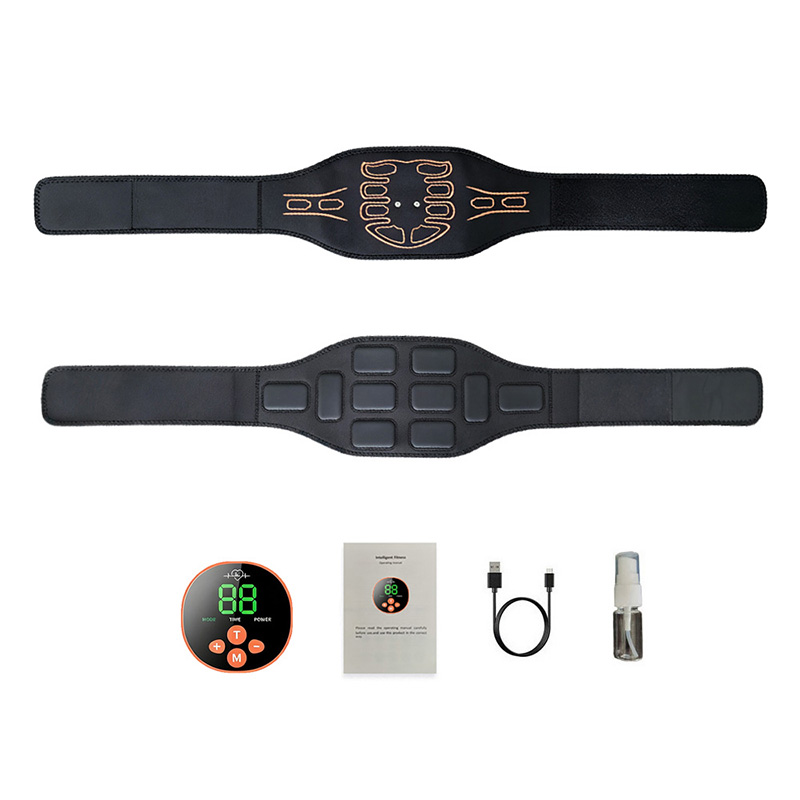 Home Gym Options - スマート腹部トレーニングベルト腹筋トレーナーマッスルトナー、ボディトレーニング、ワークアウト、ホームジム、フィットネスマッサージ用
