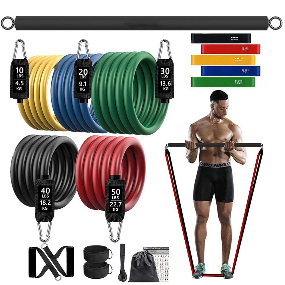 Home Gym Technogym - 150ポンド フィットネス戦利品抵抗弾性バンドワークアウト トレーニング用 ホームエクササイズ スポーツジム ダンベルハーネスセット