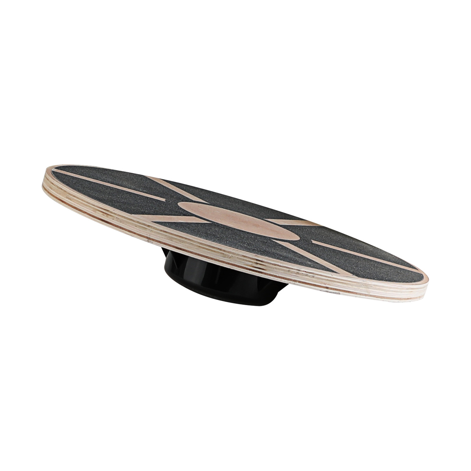 Wobble Board Balance - 高品質カスタム安定性トレーナー滑り止め丸型回転木製フィットネスヨガバランスボード