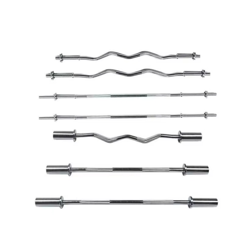 プロ仕様1.5Mジム品質バーベル ハイテクカールバー ウェイ - Barbell Curl Bar のレビューと価格