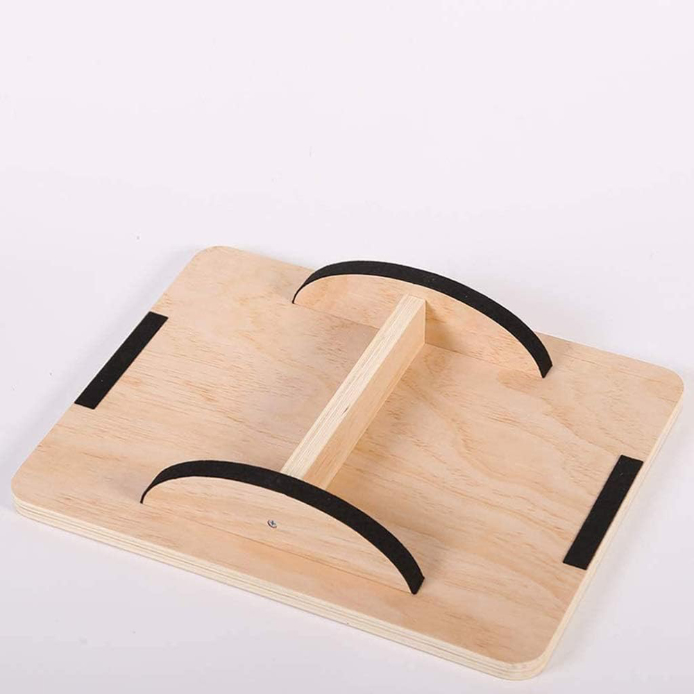 プロ仕様木製バランスボード 脚の運動＆腹筋トレーニング用 滑 - Wobble Board Balance のレビューと価格