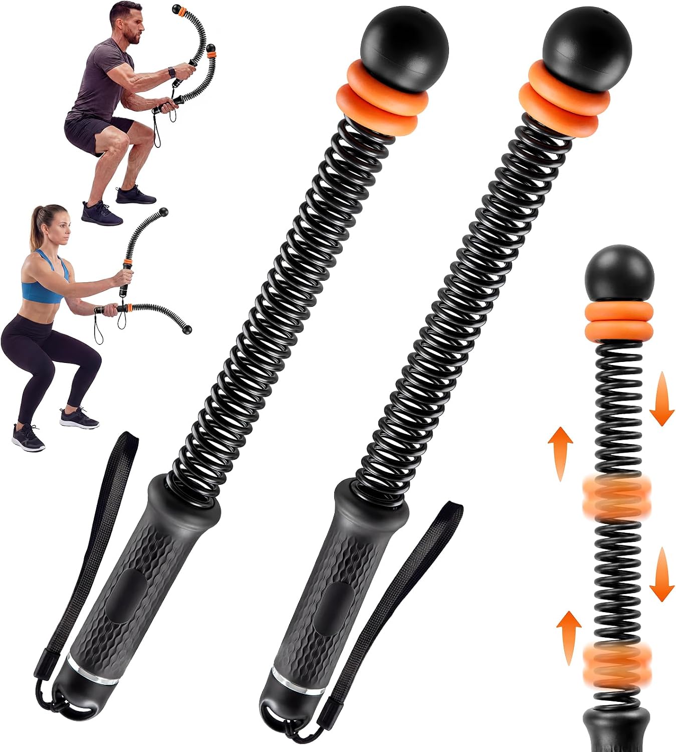 調節可能なロープレスバトルロープ、ホームジム用コードレストレ - Home Gym Women のレビューと価格