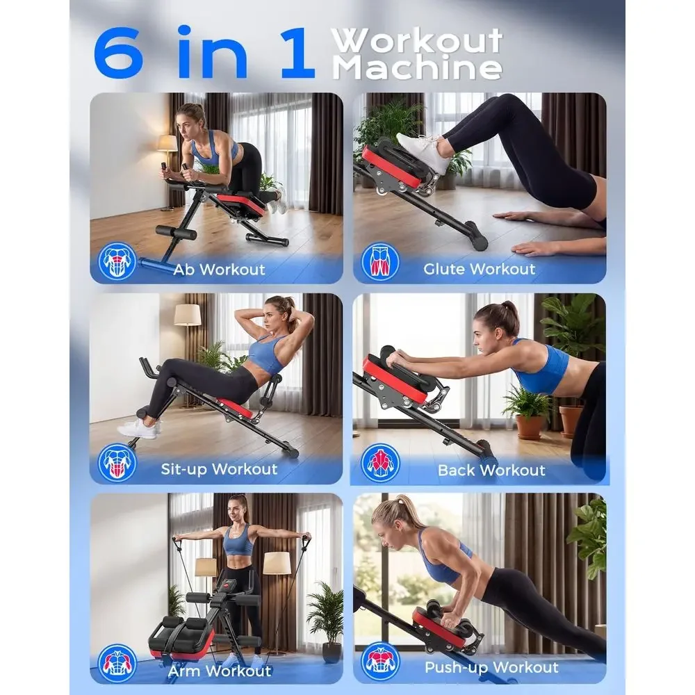 5 in 1調整可能なアブベンチ（体幹トレーニング、腹筋運動 - Home Gym Furniture のレビューと価格