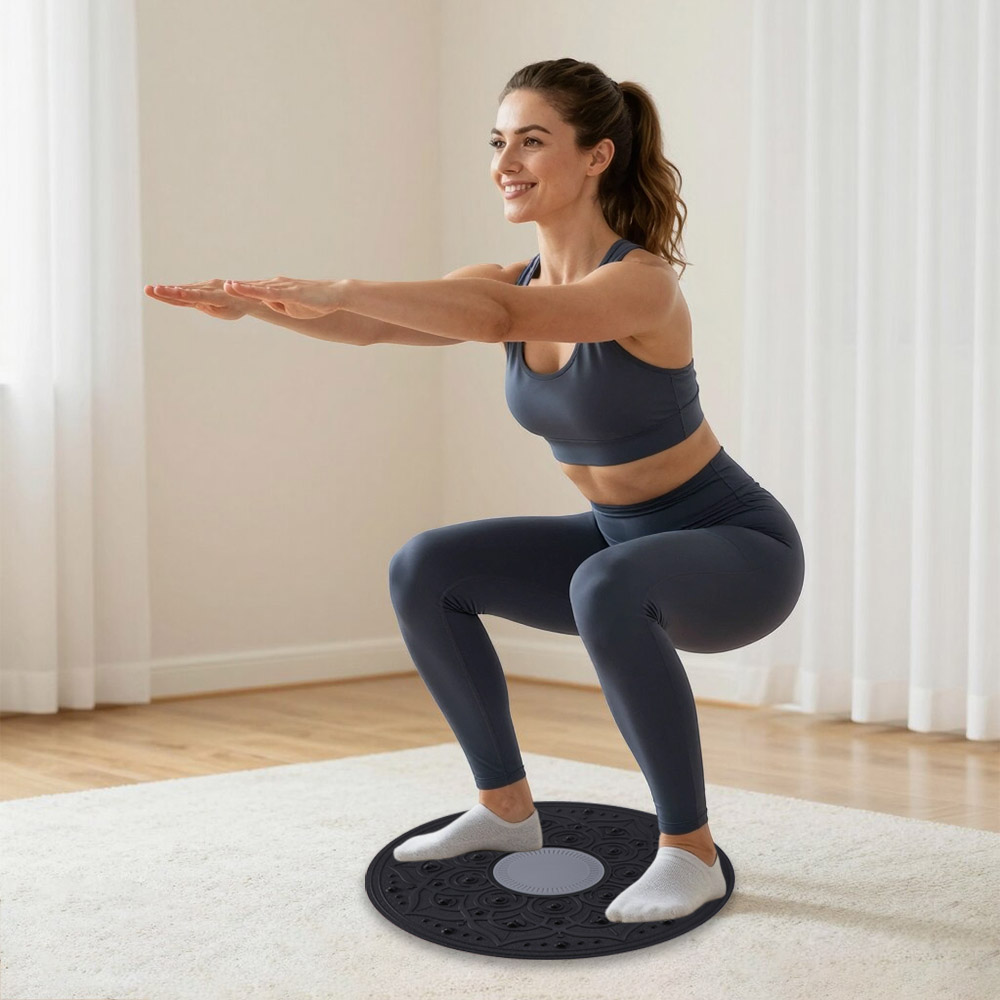 フットマッサージヨガバランスボード滑り止めバランスボード多機 - Wobble Board Balance のレビューと価格