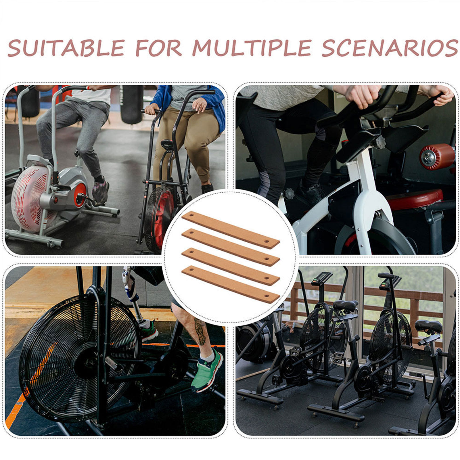 5個入りエクササイズバイク用ブレーキパッド、屋内バイク用抵抗 - Home Gym Resistance のレビューと価格