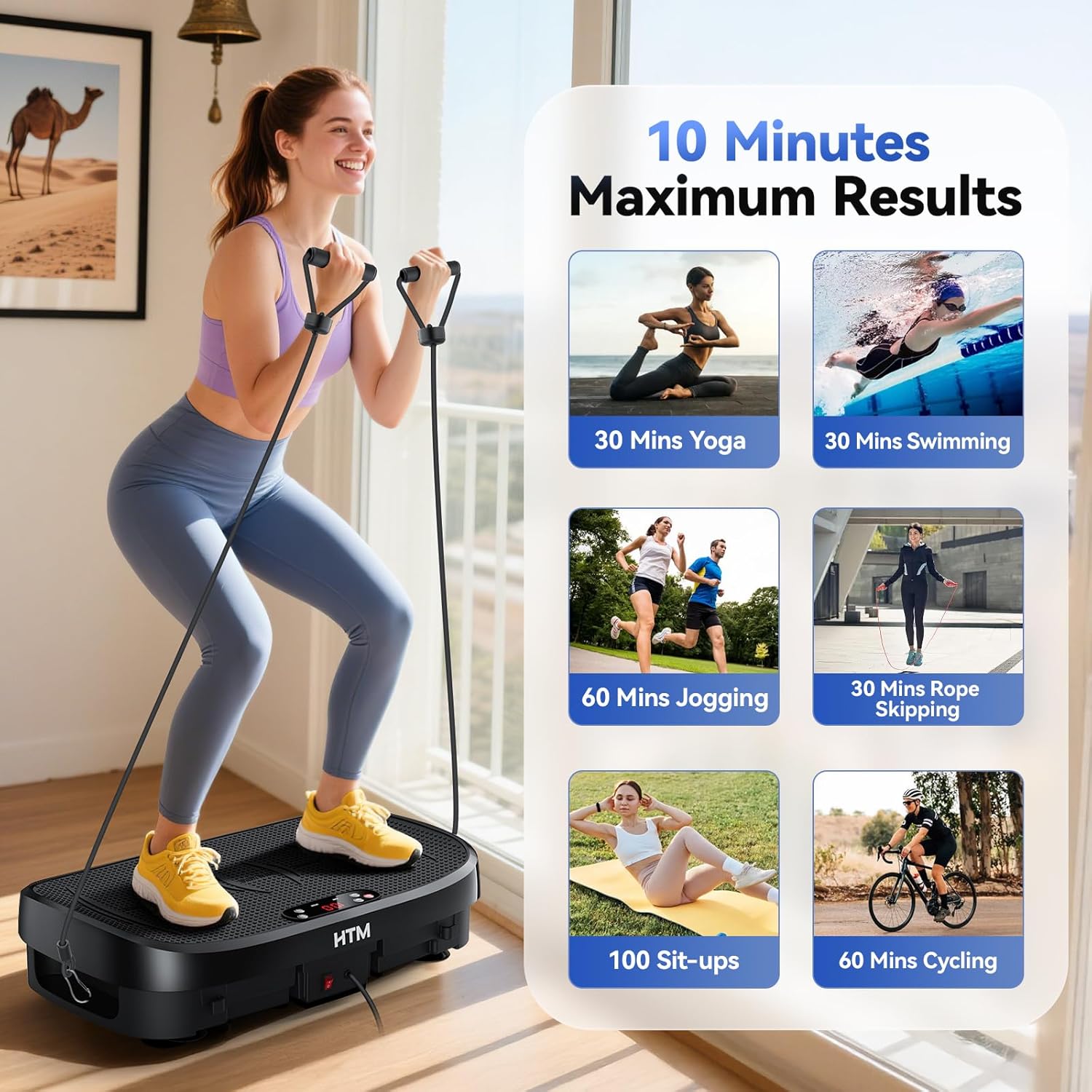 振動プレート脂肪燃焼フィットネスプラットフォーム全身120レ - Home Gym Technogym のレビューと価格