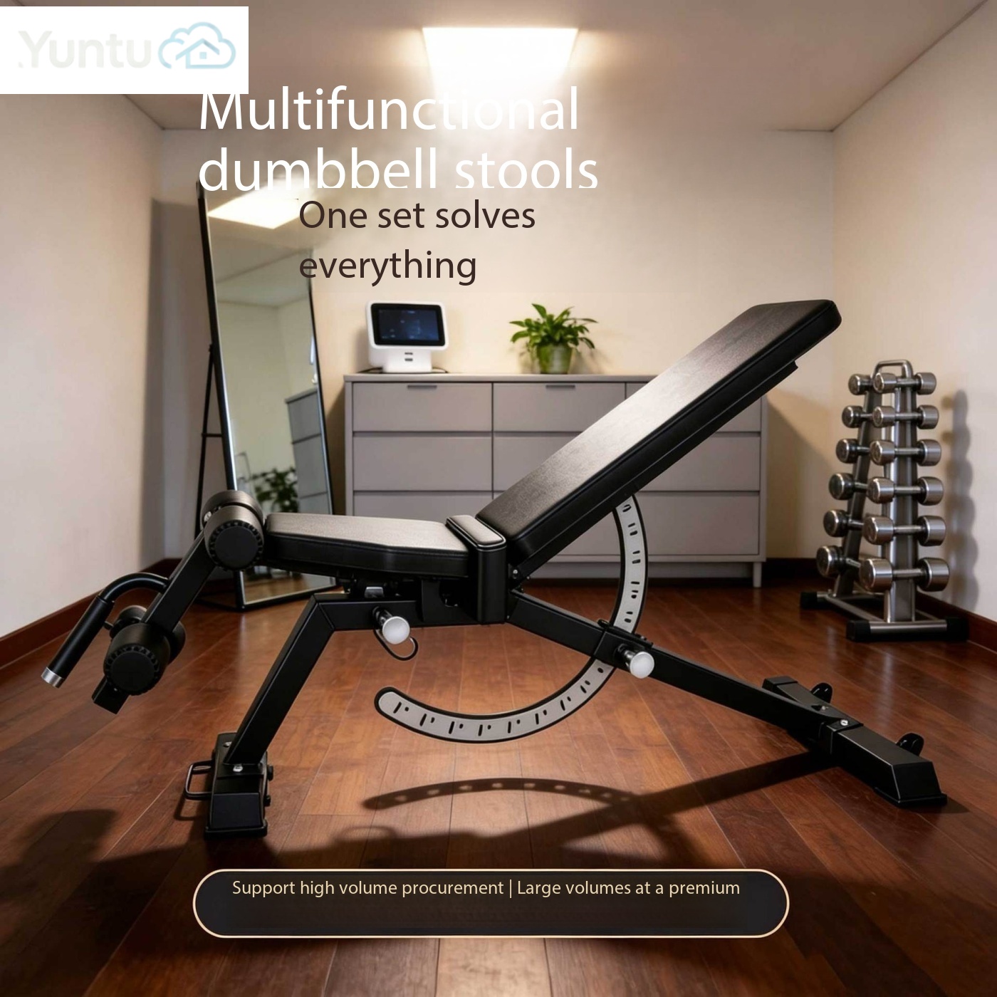 多機能折りたたみ式ウェイトホームジムワークアウトベンチ、調整 - Home Gym Dumbbells のレビューと価格
