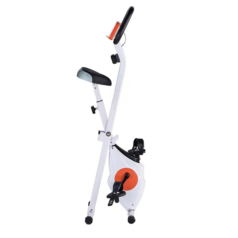 スマート折りたたみ式エクササイズバイク、8段階抵抗＆スチール - Home Gym Resistance のレビューと価格