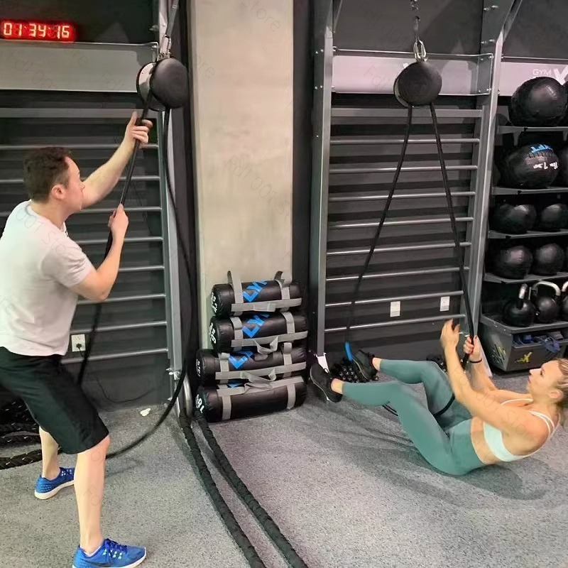 サスペンデッドクライミングローププーリーローププーラー、アル - Home Gym Resistance のレビューと価格