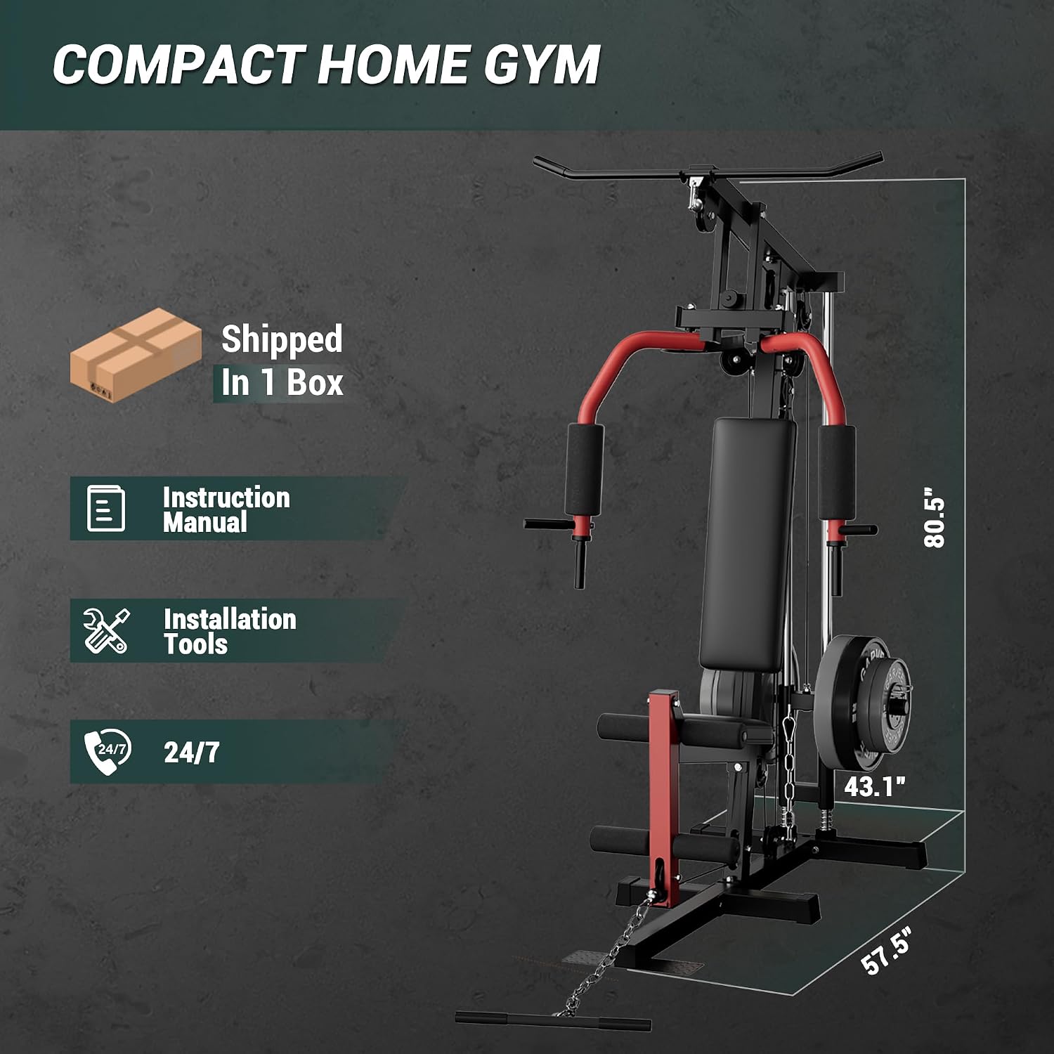 全身トレーニング用ホームジムマシン（ラットプルダウン、チェス - Home Gym Leg Extension Machine のレビューと価格