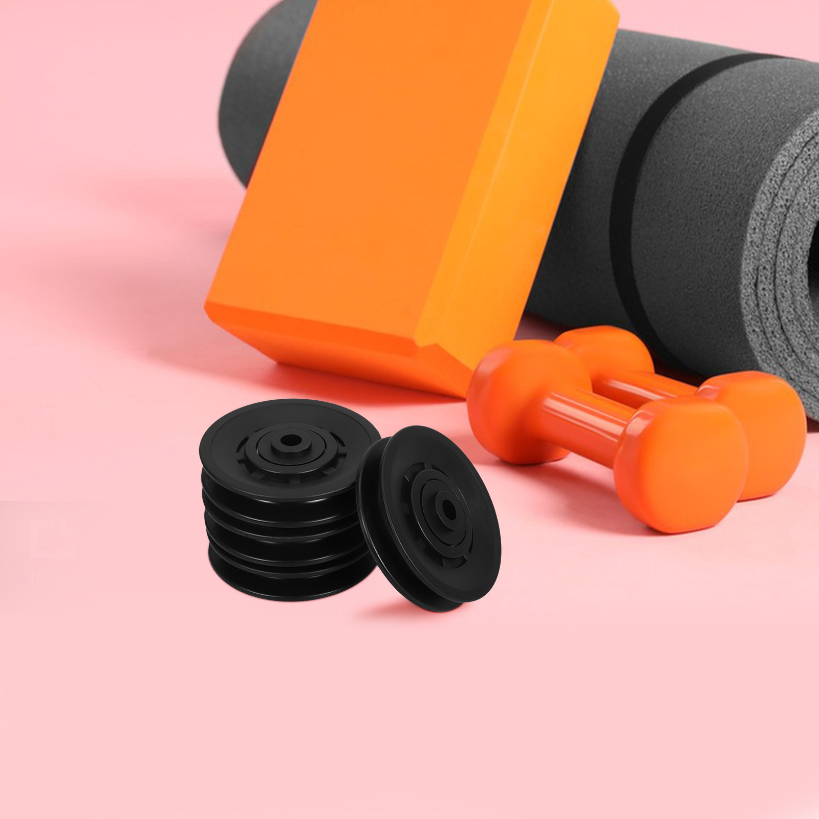 4個入り 90mm ユニバーサルジムプーリーホイールセット  - Home Gym Universal Machine のレビューと価格