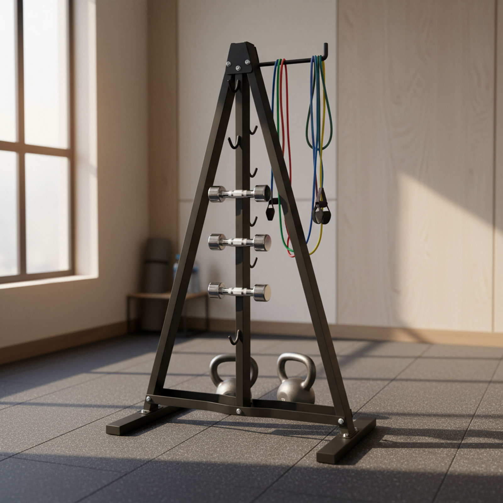 ラットプルダウンバーオーガナイザー（フック付き）ホームジム収 - Home Gym Furniture のレビューと価格