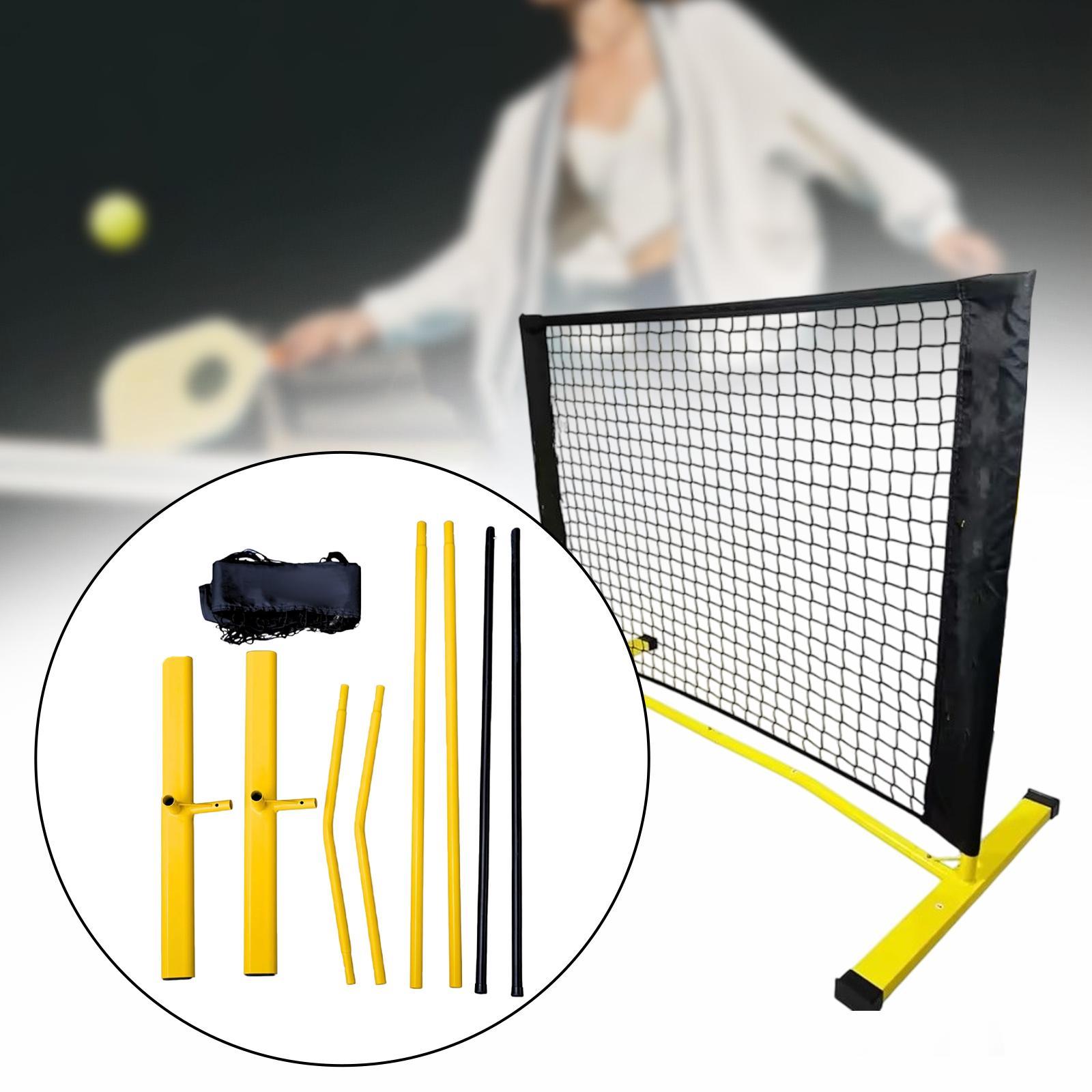 高さ調節可能なミニピクルボールネット、ポータブルメタルスタン - Home Gym Practice のレビューと価格