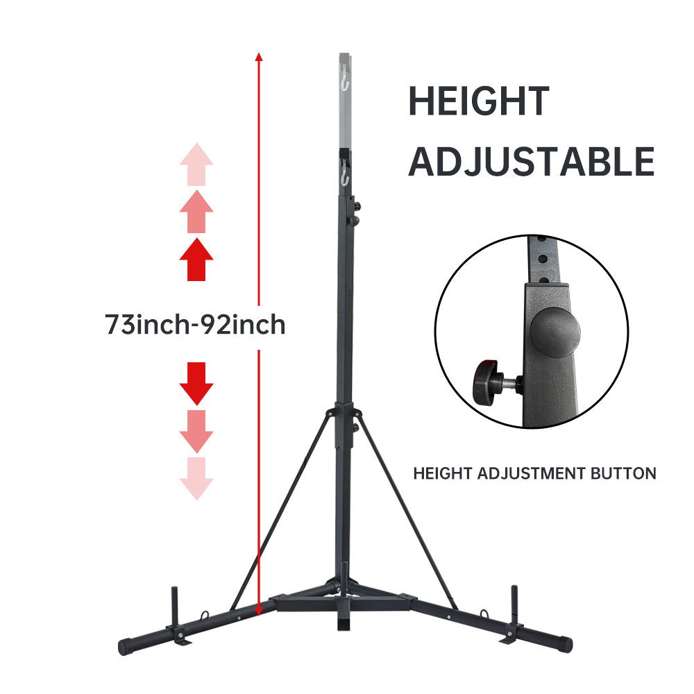 サンドバッグラック ジム機器 高さ調節可能 ヘビーパンチング - Home Gym Practice のレビューと価格