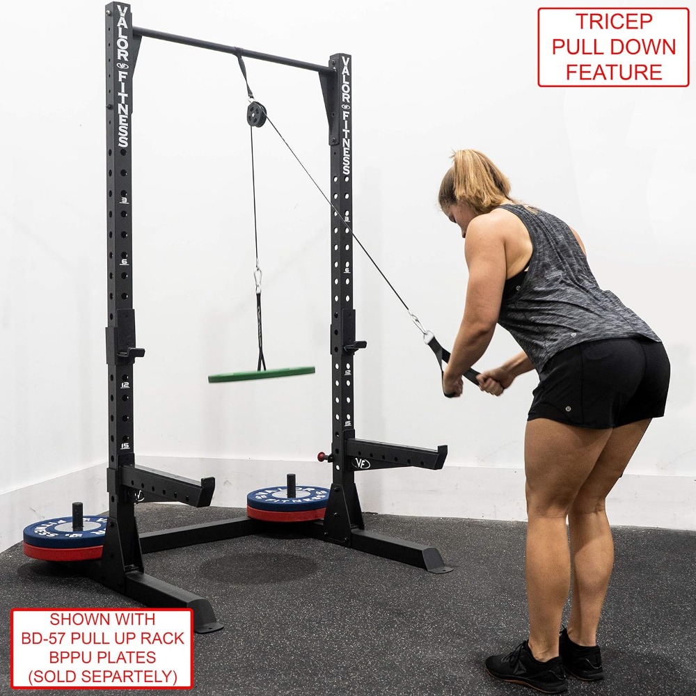 ポータブルラットプルダウンマシン（オプションでトライセップロ - Home Gym Options のレビューと価格