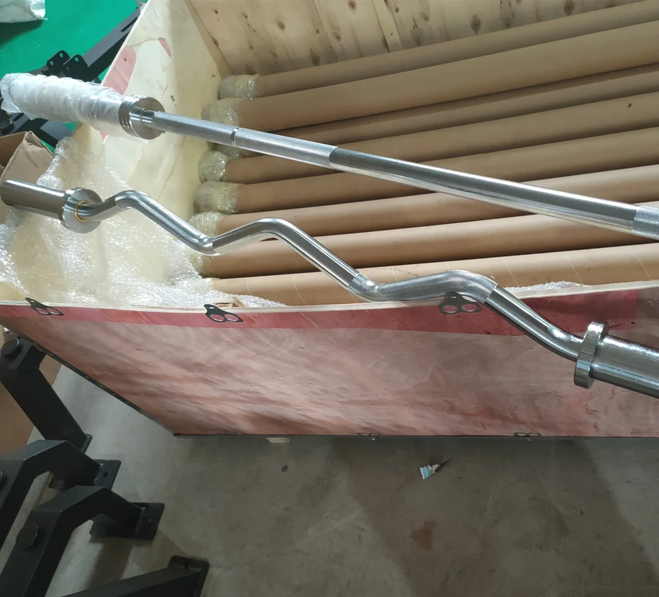 ジム機器工場直販　各種バーベルバー　ウェイトリフティングバー - Barbell Curl Bar のレビューと価格