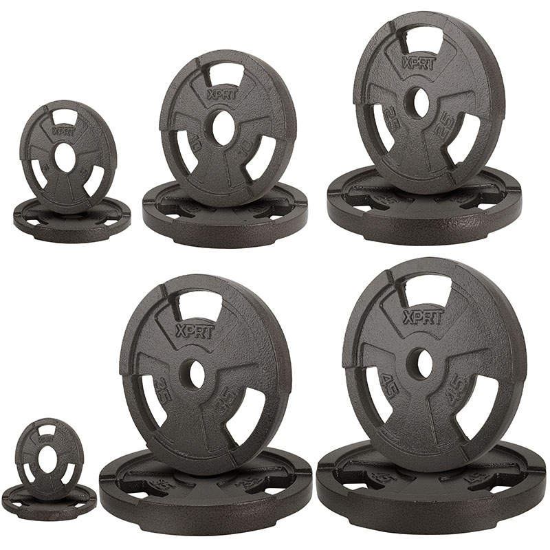 プロ仕様300LB鋳鉄バーベルホームジムフィットネスパワーエ - Home Gym Dumbbells のレビューと価格