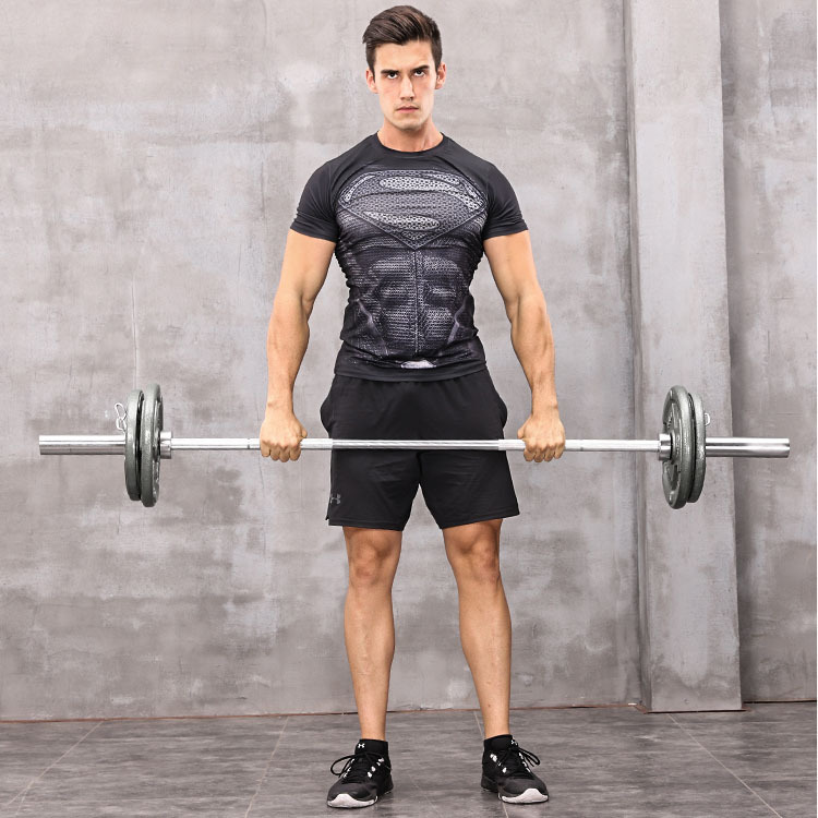 ジム機器 カスタムロゴ ウェイトリフティング エクササイズ  - Barbell Curl Bar のレビューと価格