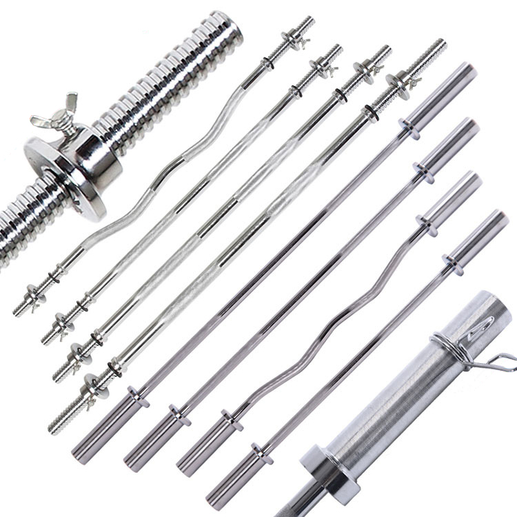 ジム機器 カスタムロゴ ウェイトリフティング エクササイズ  - Barbell Curl Bar のレビューと価格