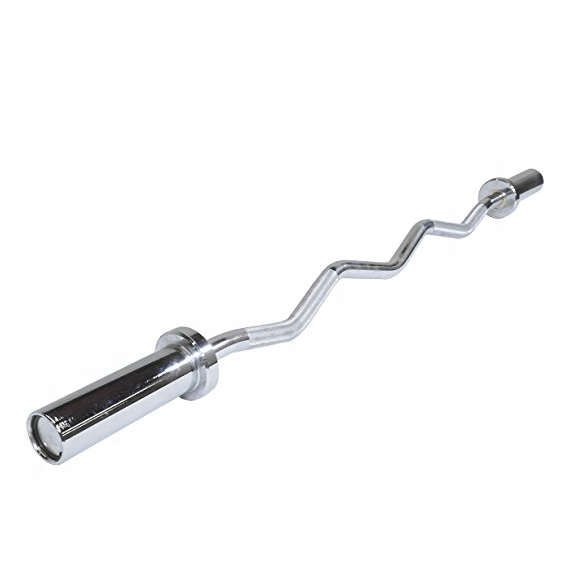 ウェイトリフティングバー クロームストレート カールバー バ - Barbell Curl Bar のレビューと価格