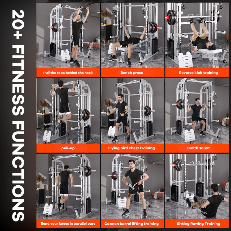 YTYIN工場サプライヤー ホームジム機器 パワーケーブルク - Home Gym With Smith Machine のレビューと価格