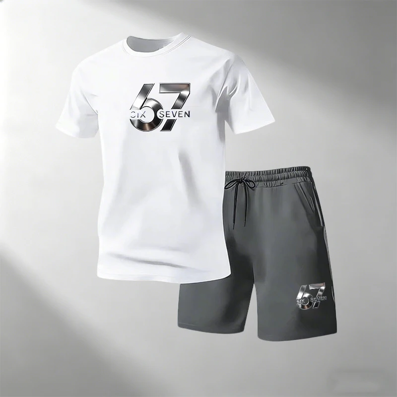 オファー：メンズ2ピーススポーツセット ラウンドネックTシャ - Home Gym Gym のレビューと価格