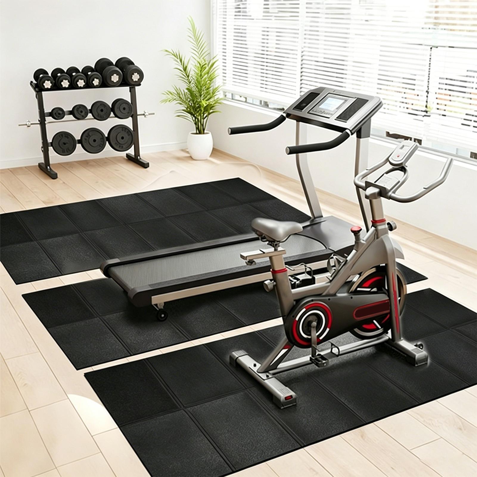 トレッドミルパッド高耐久防水折りたたみ式堅木床用トレッドミル - Treadmill Home Gym のレビューと価格