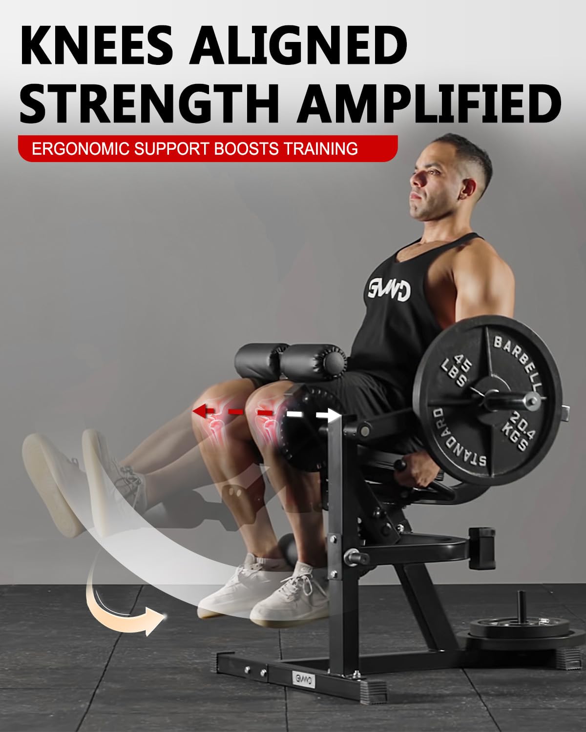 調整可能なレッグエクステンション＆カールマシン、プレートロー - Home Gym Leg Extension Machine のレビューと価格
