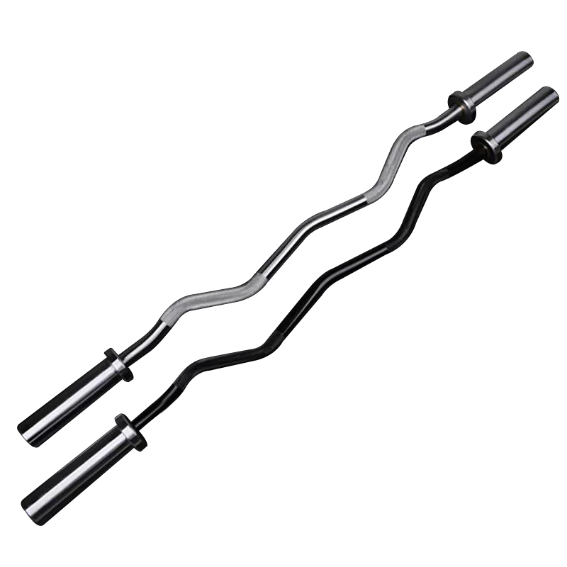 プレミアムスチールEZカールバーベルバー、耐久性のあるホーム - Barbell Curl Bar のレビューと価格