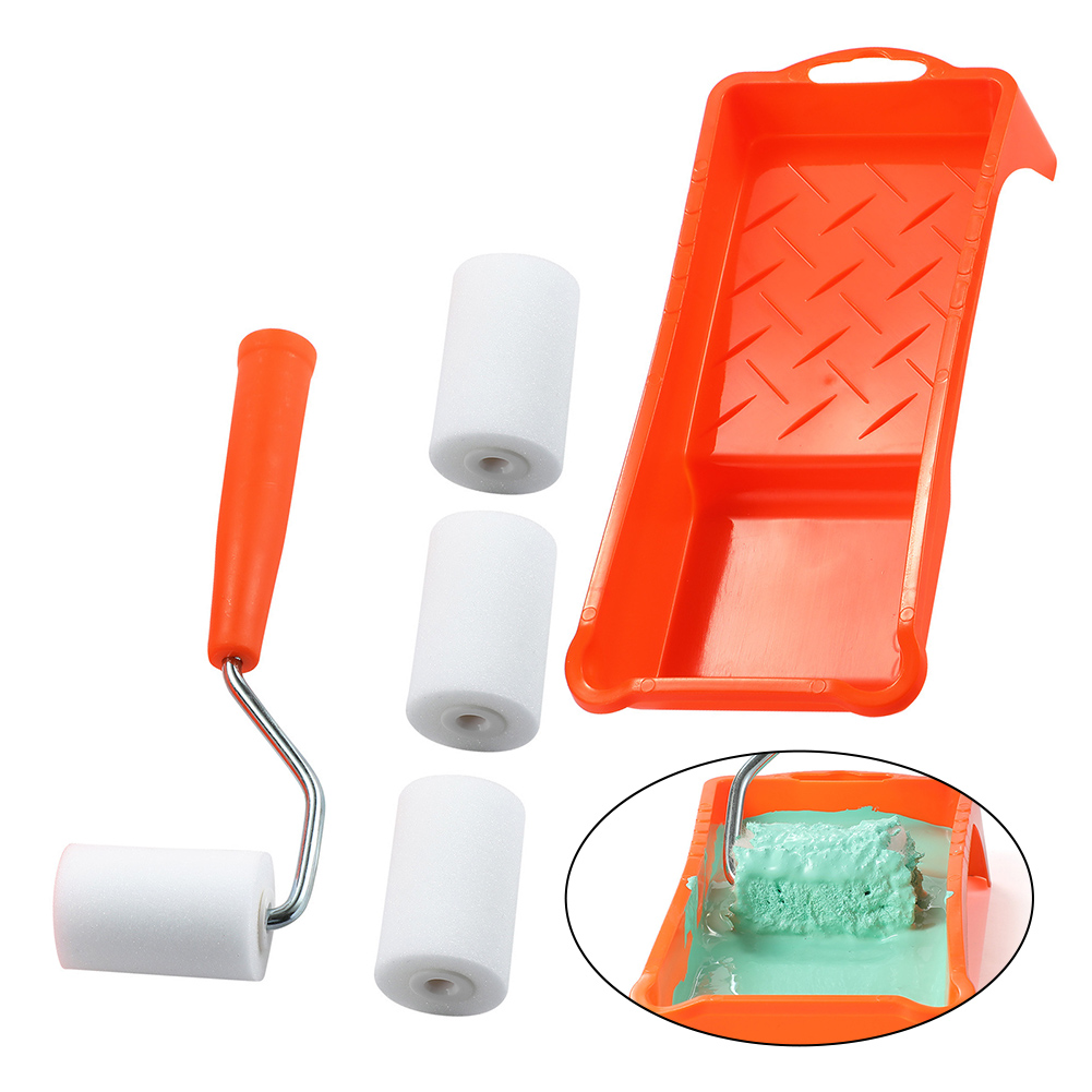1 セット 2 インチ小型ペイントローラーキット高密度フォー - Foam Roller High Density のレビューと価格