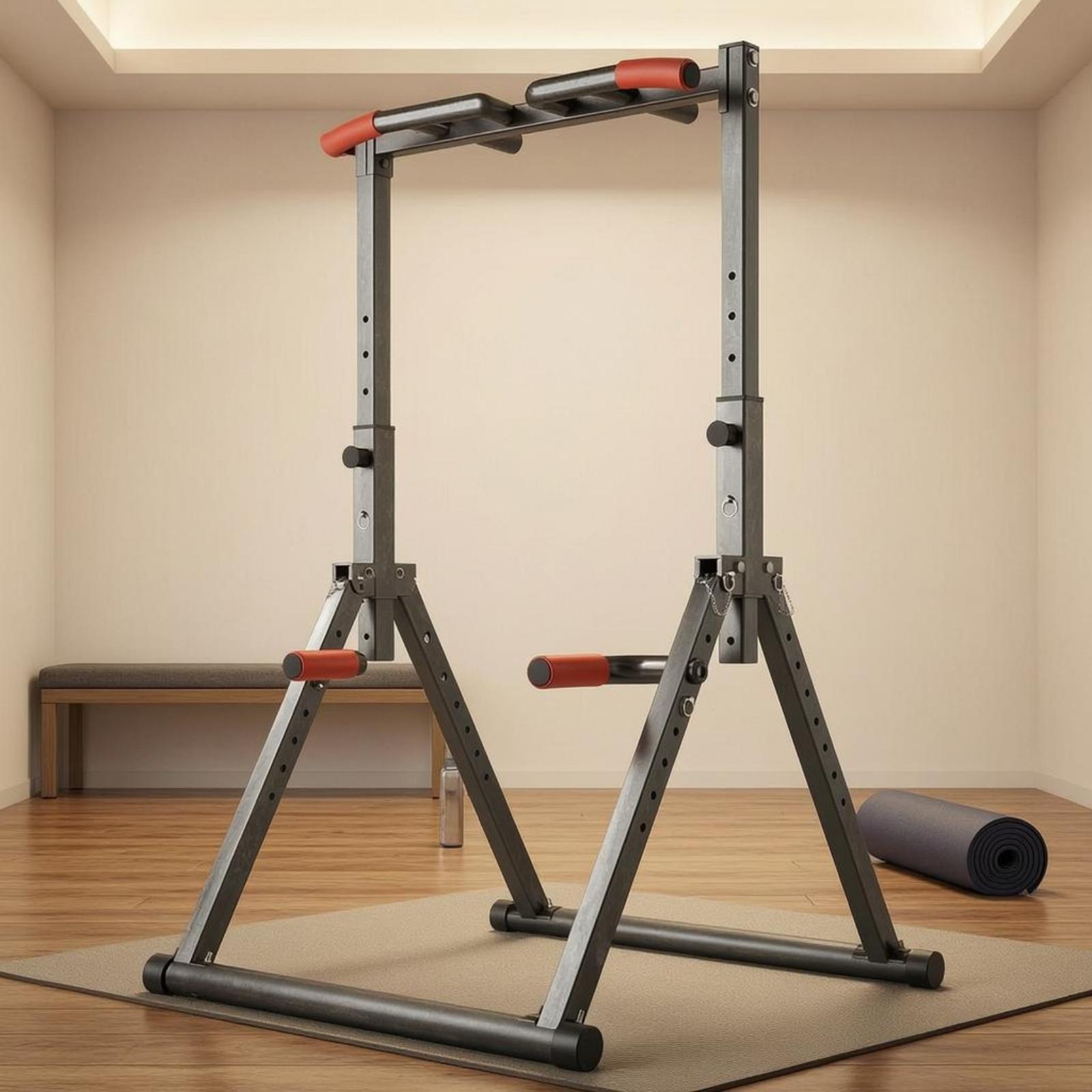 調整可能な子供用懸垂バー、フォームハンドル付き、室内筋力トレ - Home Gym Workout のレビューと価格