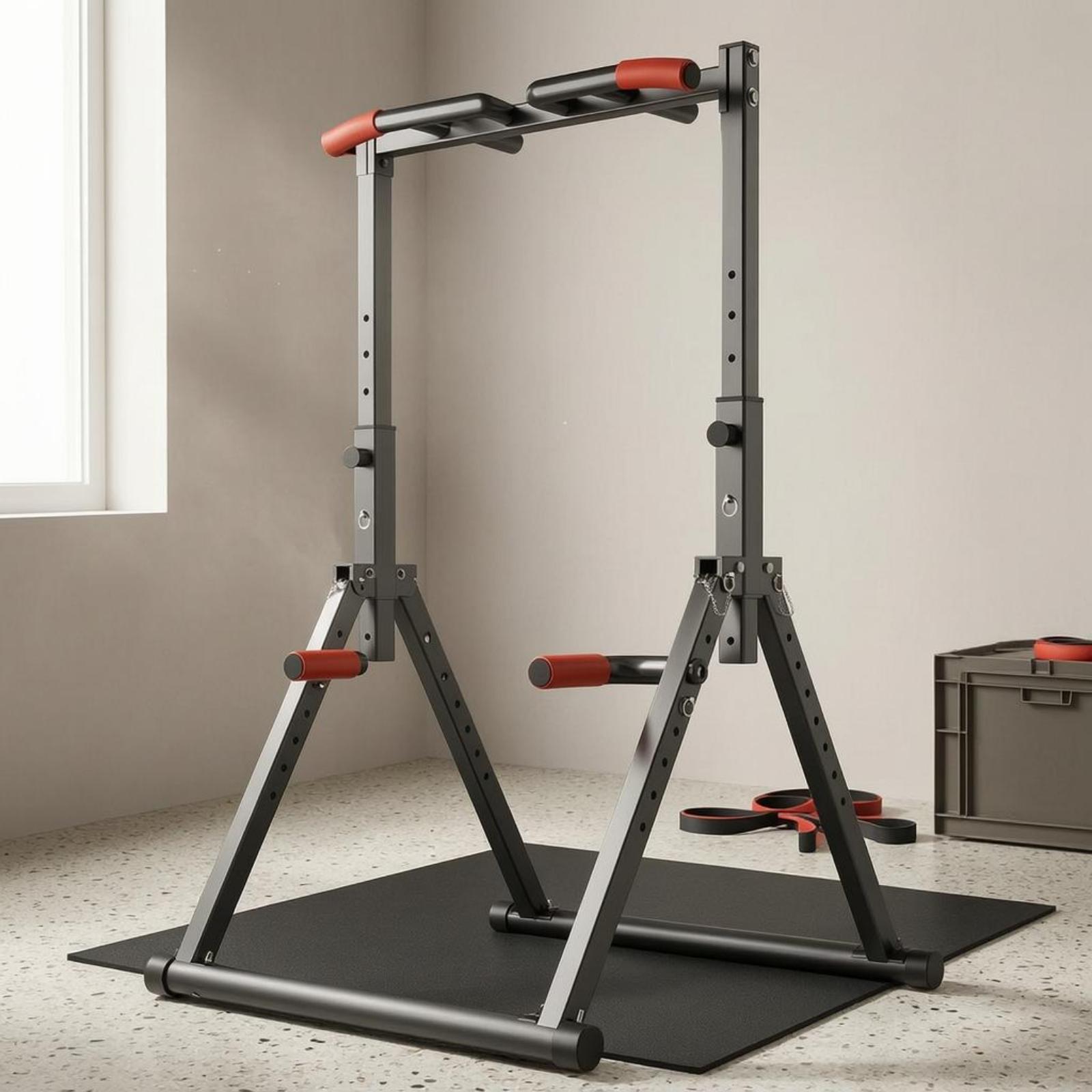調整可能な子供用懸垂バー、フォームハンドル付き、室内筋力トレ - Home Gym Workout のレビューと価格