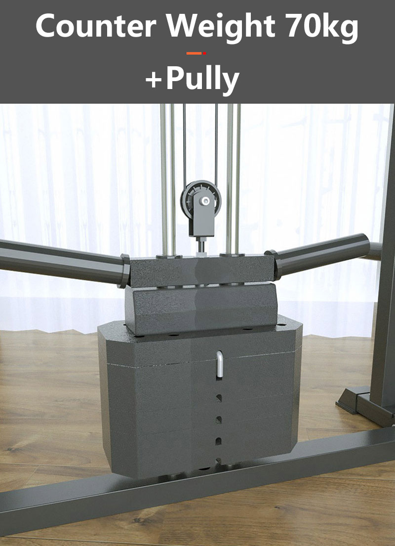 家庭用およびジム用の多機能パワーラック・スミス・マシンシステ - Home Gym With Smith Machine のレビューと価格
